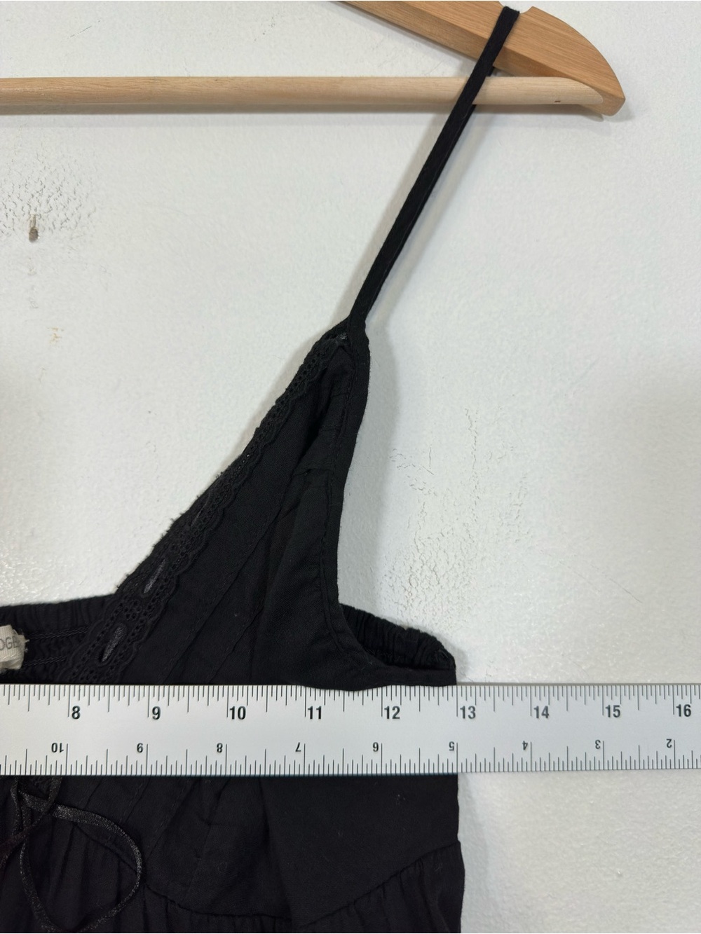 Y2K Whimsigoth Lace Trim Camisole Small Fairy Grunge Witchy Boho Babydoll Dainty - Picture 6 of 8
